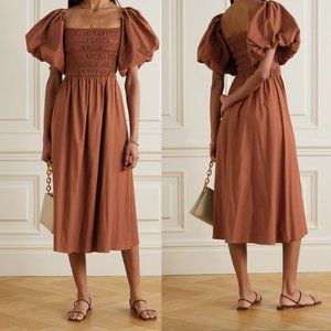 Reformation Tuli Puff Sleeve Midi Dress